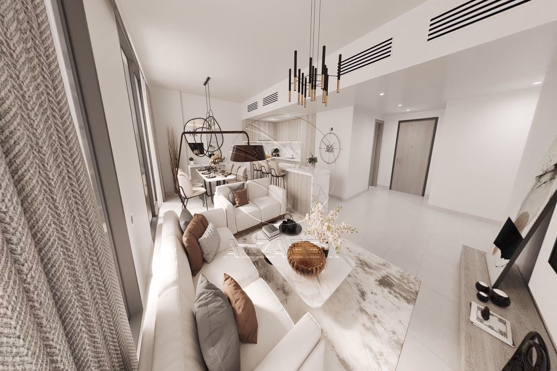 Elegant and Premium Finishing | Full Louvre View. This elegant studio offers a refined lifestyle surrounded by world-class architecture, art, and waterfront serenity.
