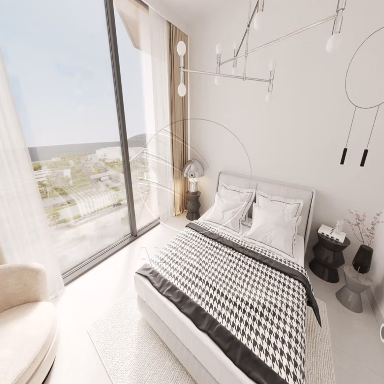Elegant and Premium Finishing | Full Louvre View. This elegant studio offers a refined lifestyle surrounded by world-class architecture, art, and waterfront serenity.