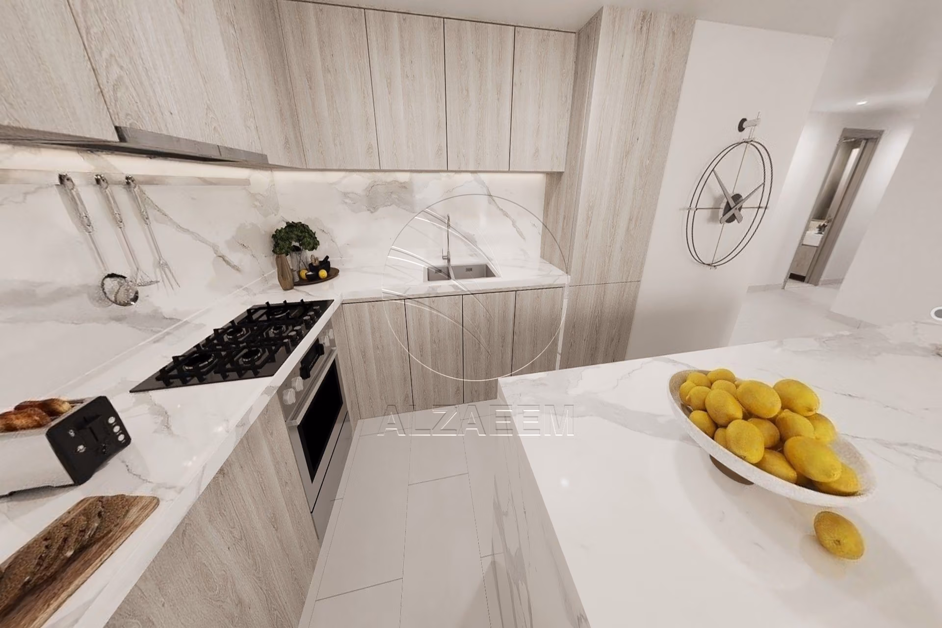 Elegant and Premium Finishing | Full Louvre View. This elegant studio offers a refined lifestyle surrounded by world-class architecture, art, and waterfront serenity.