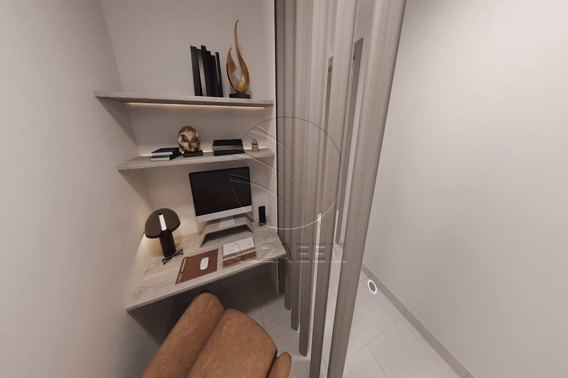 Elegant and Premium Finishing | Full Louvre View. This elegant studio offers a refined lifestyle surrounded by world-class architecture, art, and waterfront serenity.