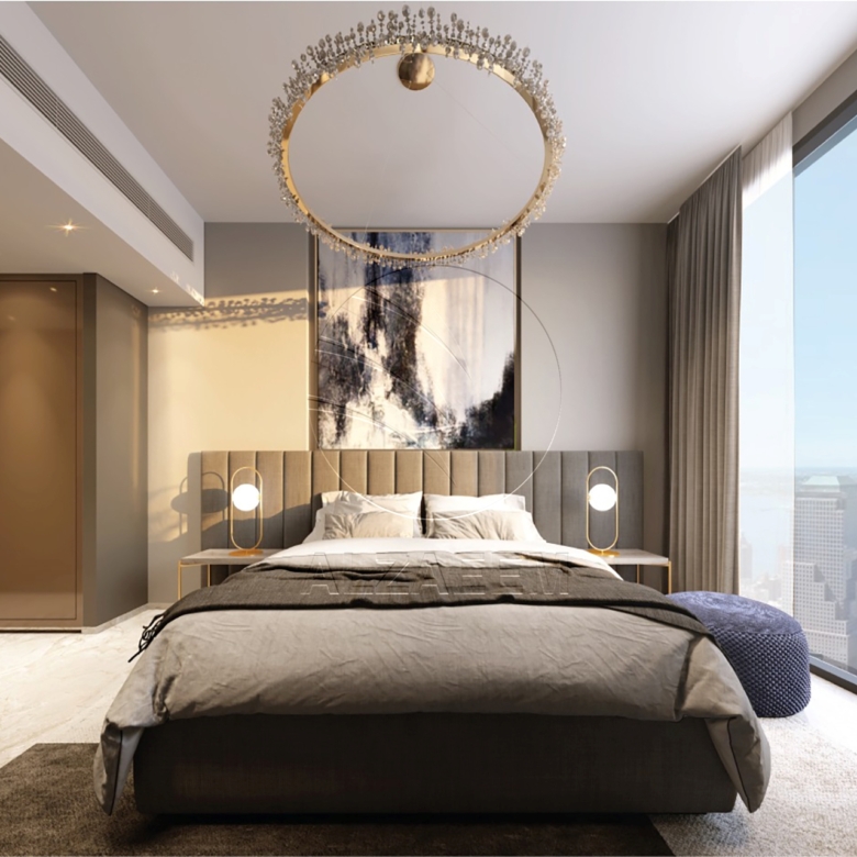 Furnished and Biggest Layout 1BR | High Floor