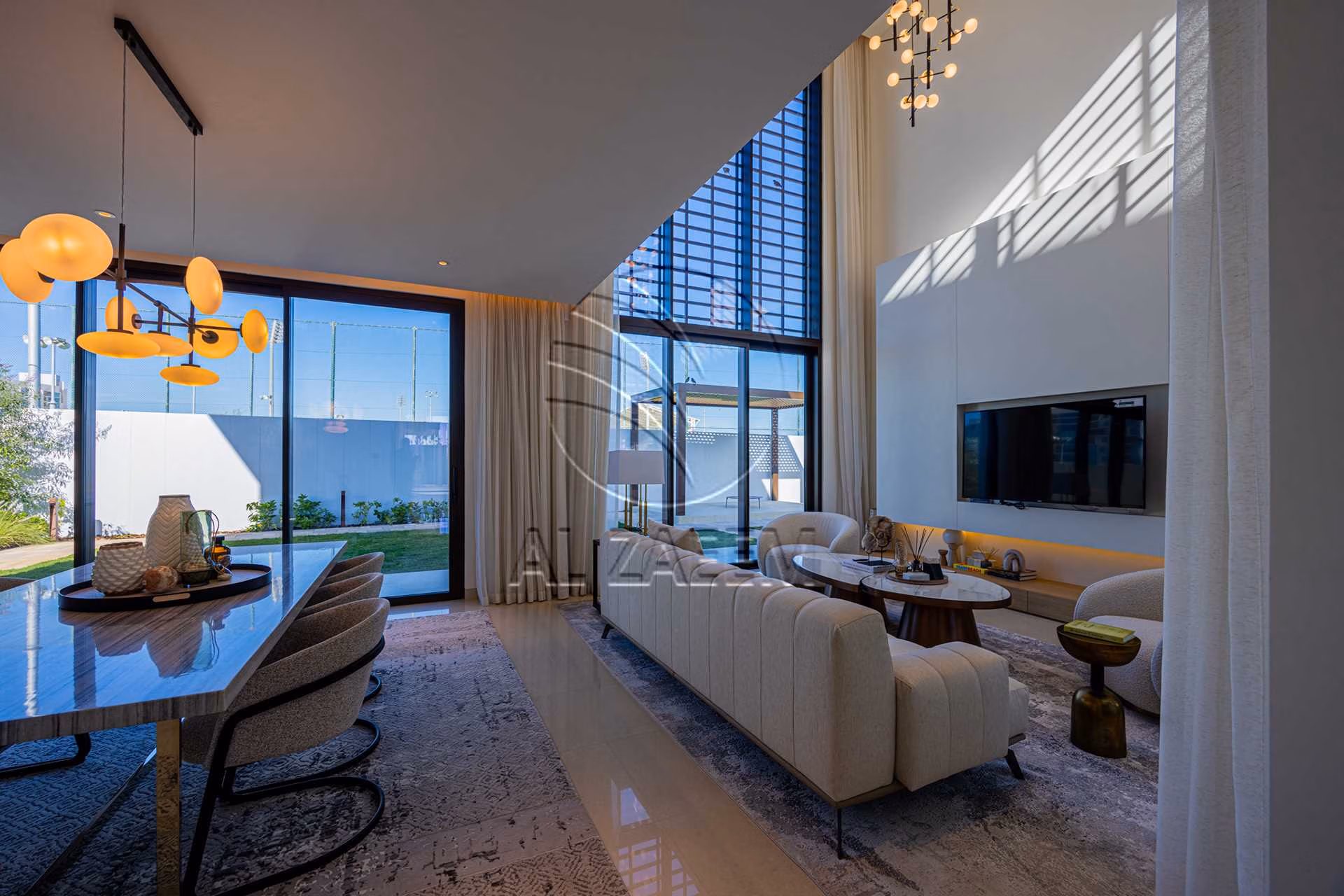 4BR - Double Row | Mid Unit - HIGH Ceiling - Villa for sale in Saadiyat Lagoons, Saadiyat Island