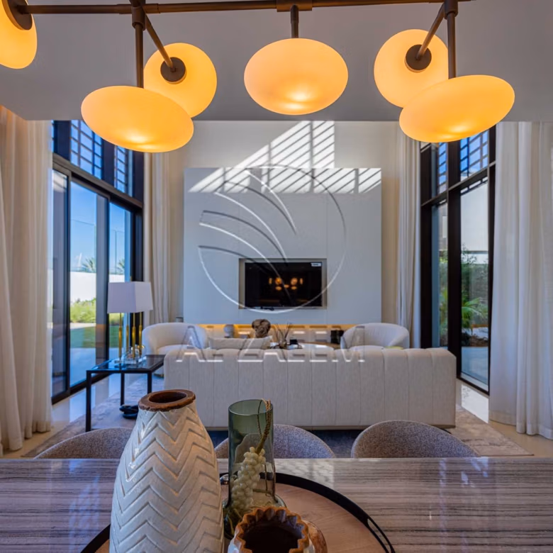 4BR - Double Row | Mid Unit - HIGH Ceiling - Villa for sale in Saadiyat Lagoons, Saadiyat Island