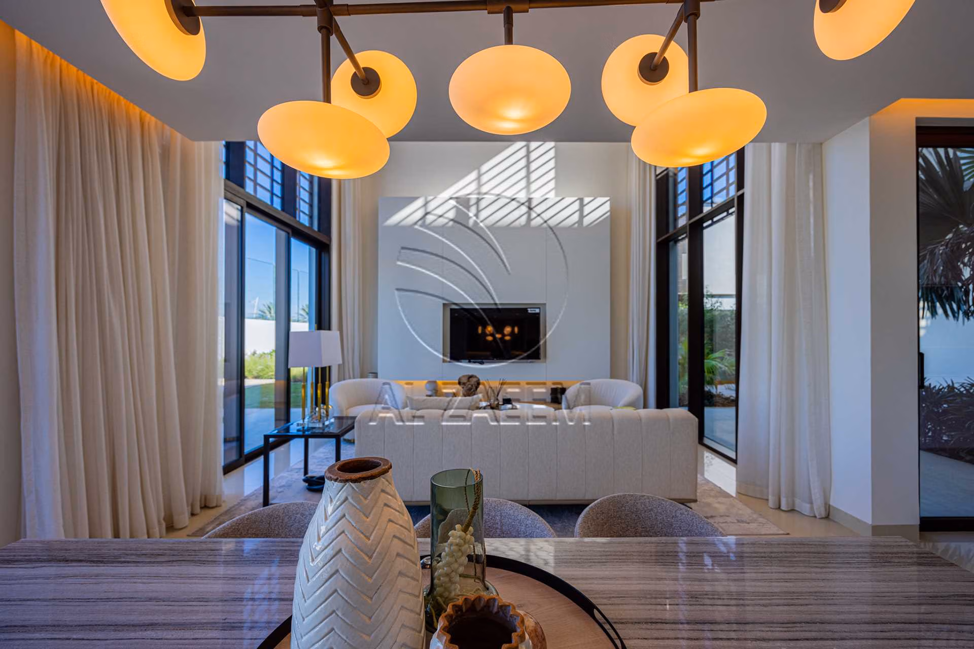4BR - Double Row | Mid Unit - HIGH Ceiling - Villa for sale in Saadiyat Lagoons, Saadiyat Island
