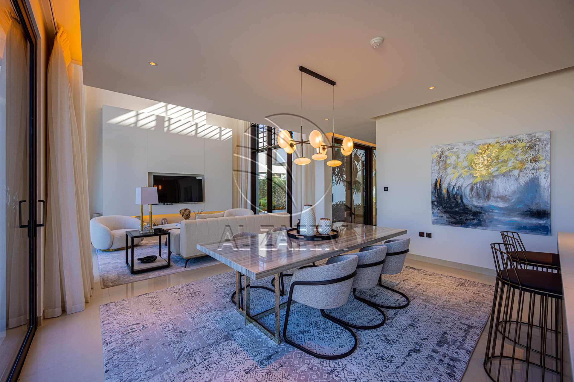 4BR - Double Row | Mid Unit - HIGH Ceiling - Villa for sale in Saadiyat Lagoons, Saadiyat Island