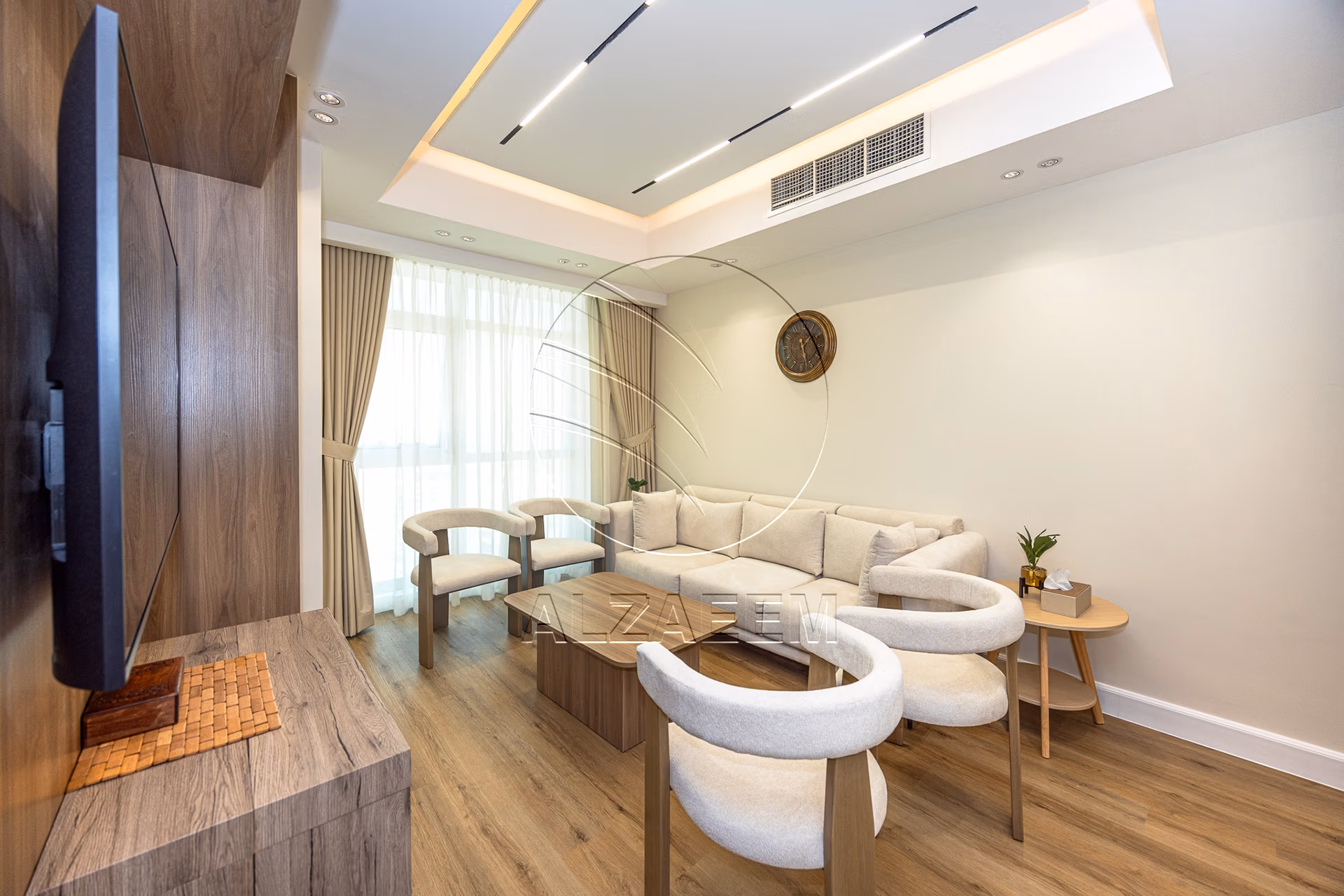 FURNISHED | Modified 2BR+Maid | Higher Floor
