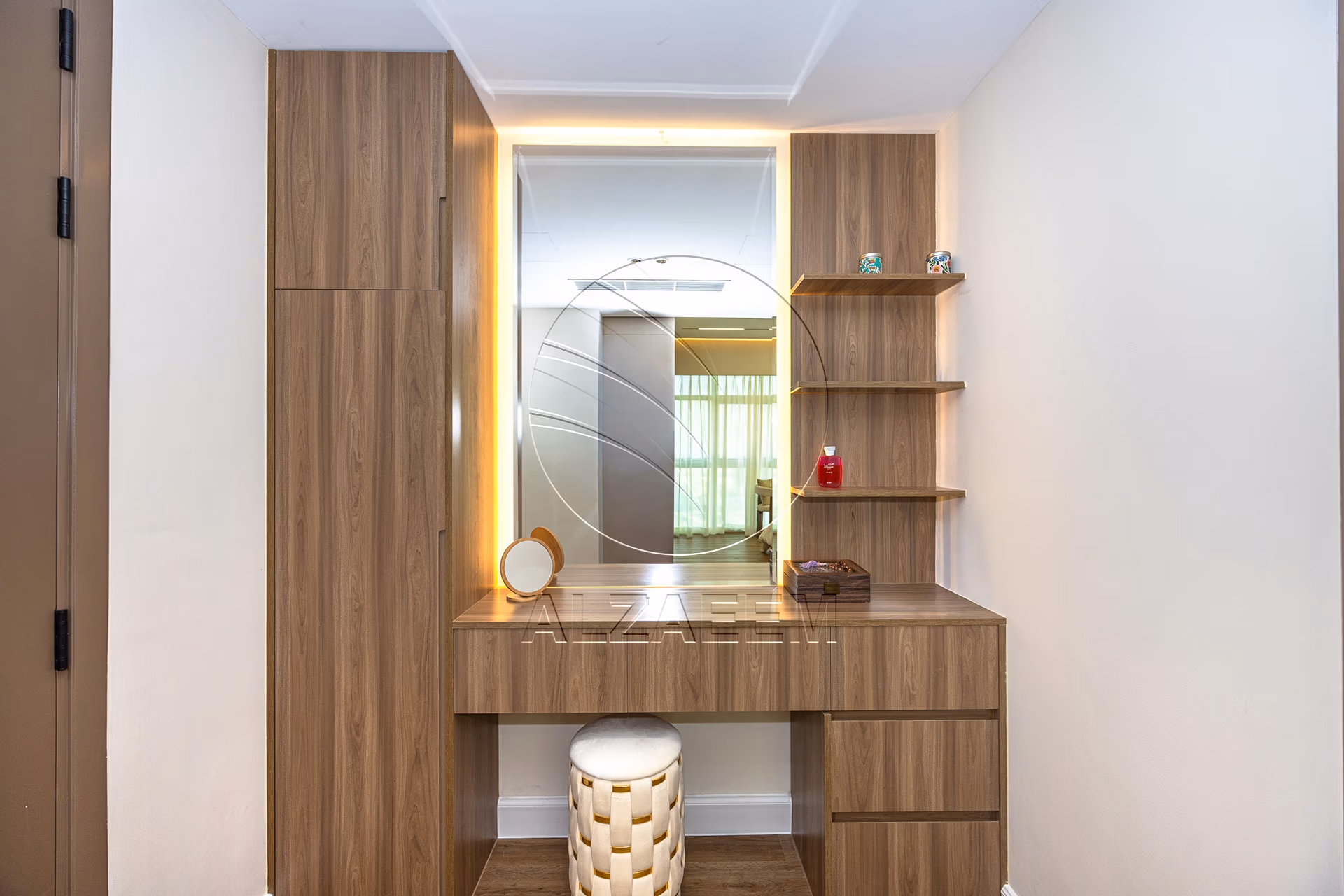 FURNISHED | Modified 2BR+Maid | Higher Floor