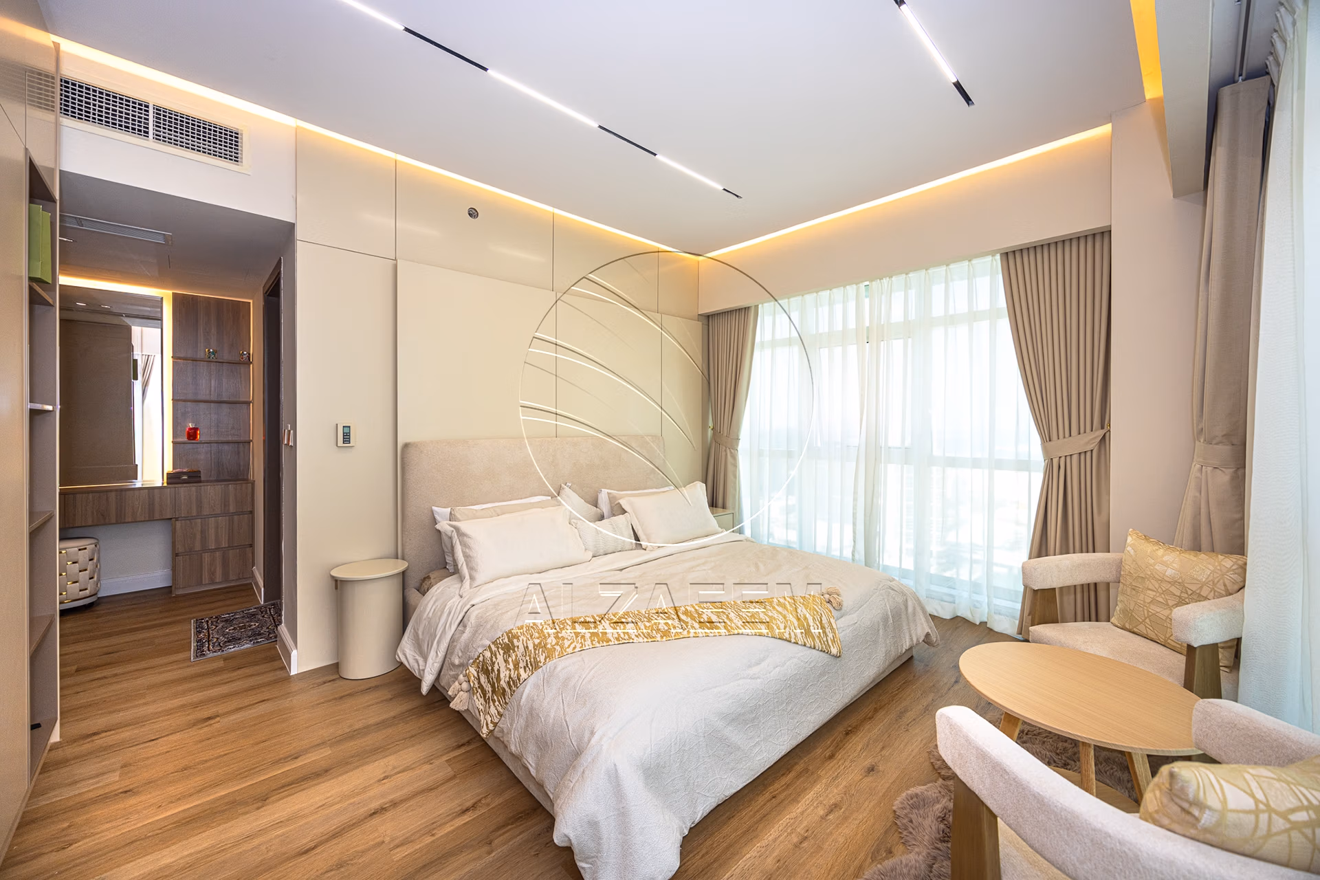 FURNISHED | Modified 2BR+Maid | Higher Floor