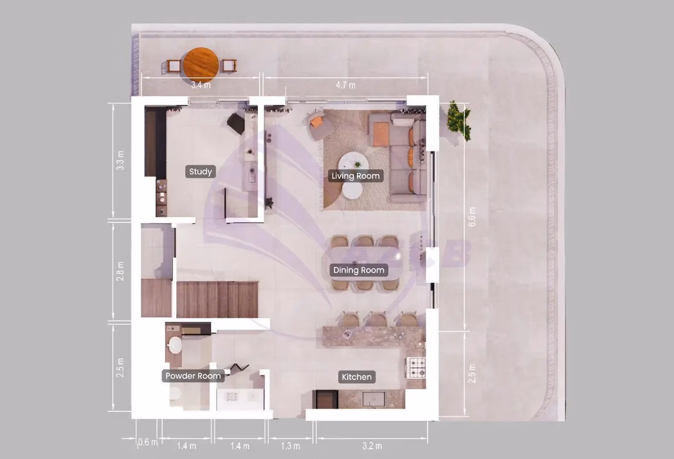 2 Bedroom Apartment for Sale in Mint at Verdes, Verdes by Haven aldar, Dubai Land, Dubai.