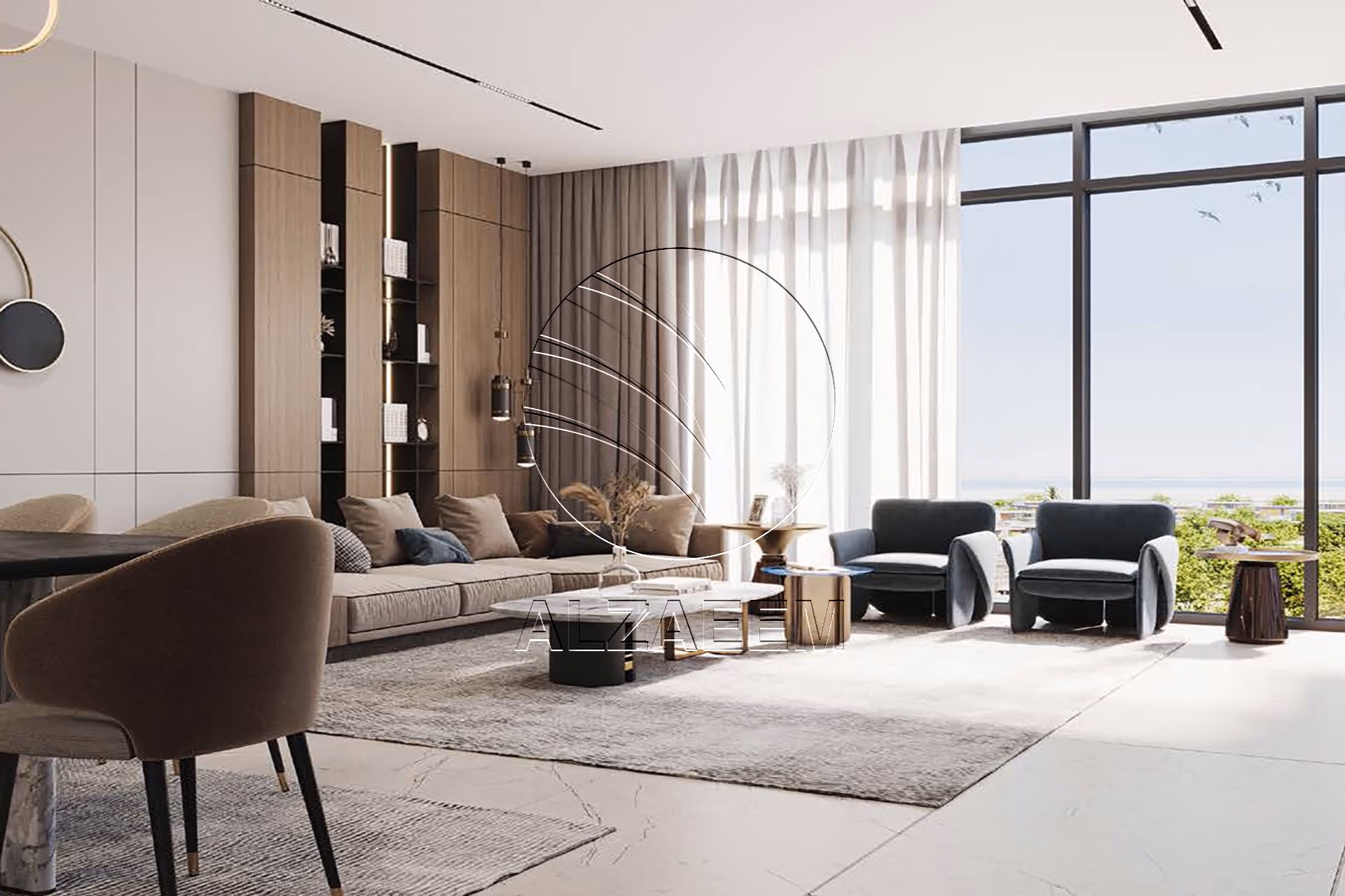 Lower Level 2BR+M facing the Community | Apartment for sale in Reem Hills, Najmat Abu Dhabi