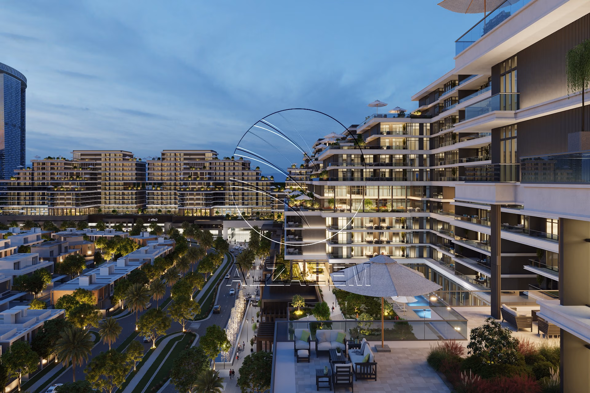 Lower Level 2BR+M facing the Community | Apartment for sale in Reem Hills, Najmat Abu Dhabi