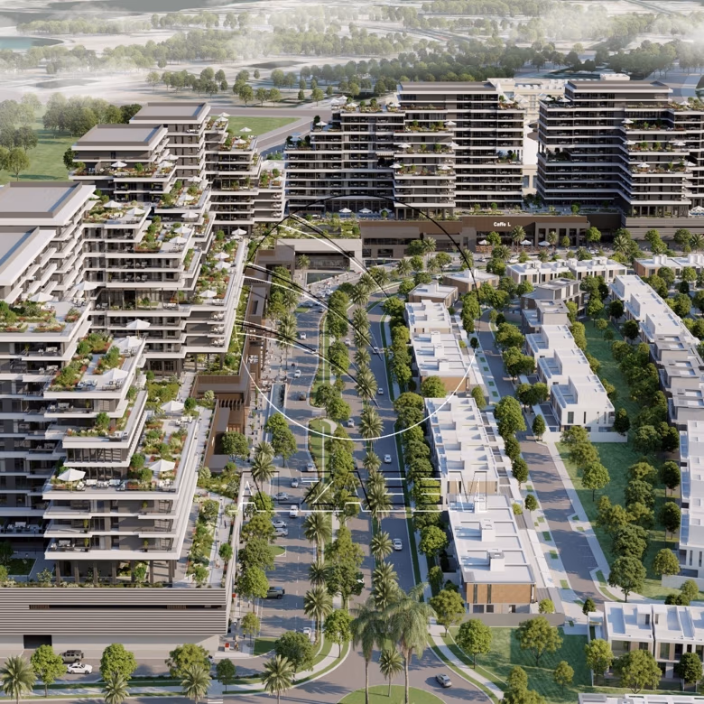 Lower Level 2BR+M facing the Community | Apartment for sale in Reem Hills, Najmat Abu Dhabi
