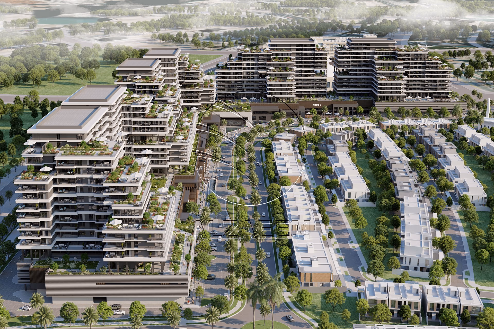 Lower Level 2BR+M facing the Community | Apartment for sale in Reem Hills, Najmat Abu Dhabi