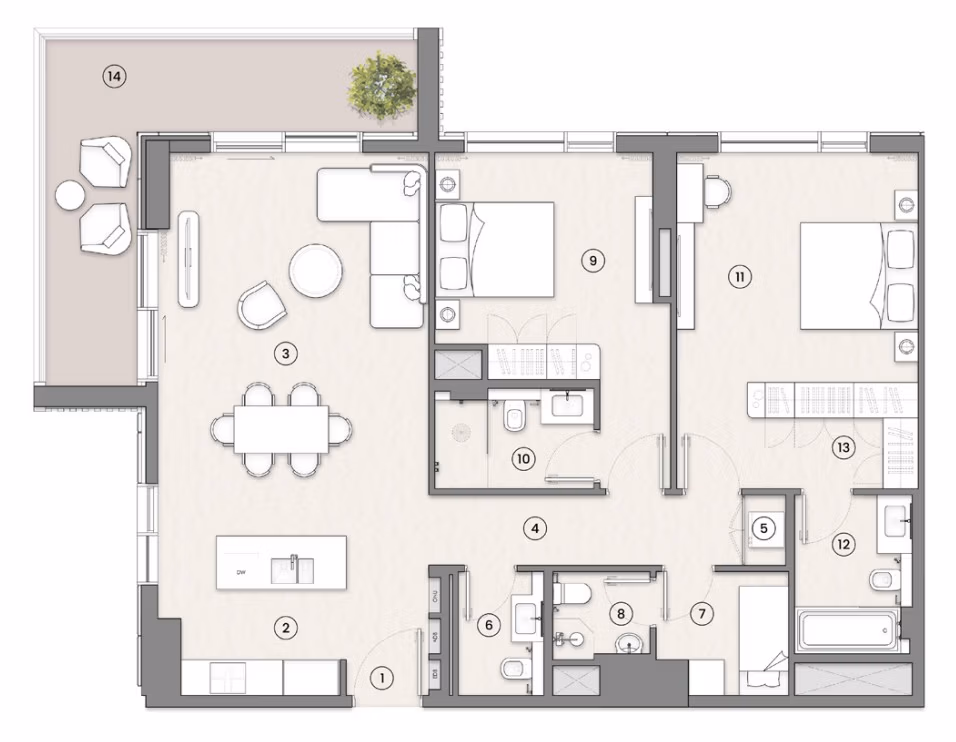 Tara Park 2 Bedroom Apartment