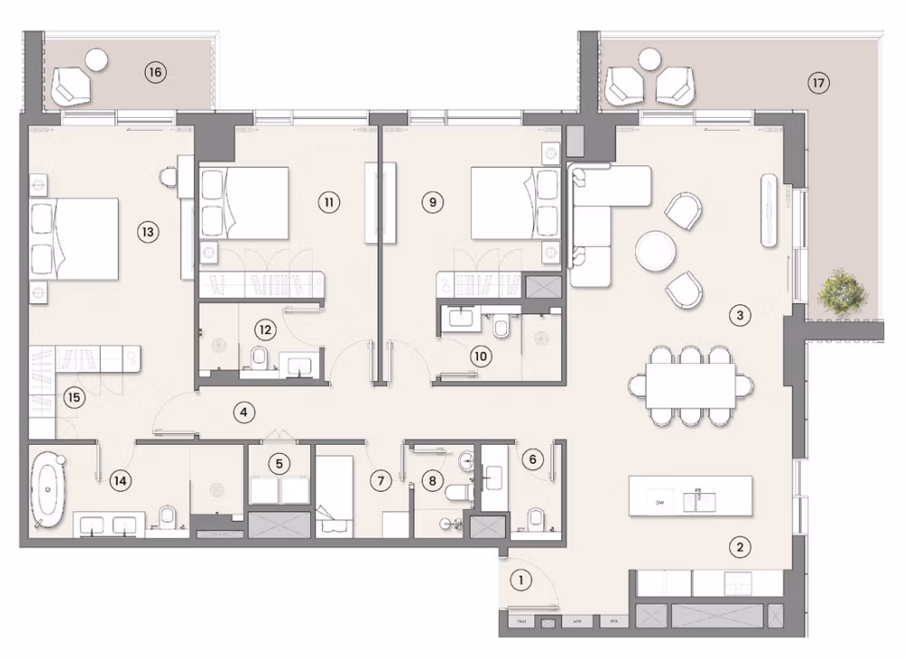 Tara Park 3 Bedroom Apartment