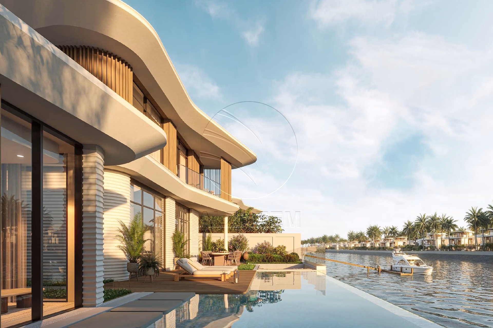 Single Row Villa | 4 Parking | 842 Sqm Plot. Villa for sale in Yas Riva Residences, Yas Island