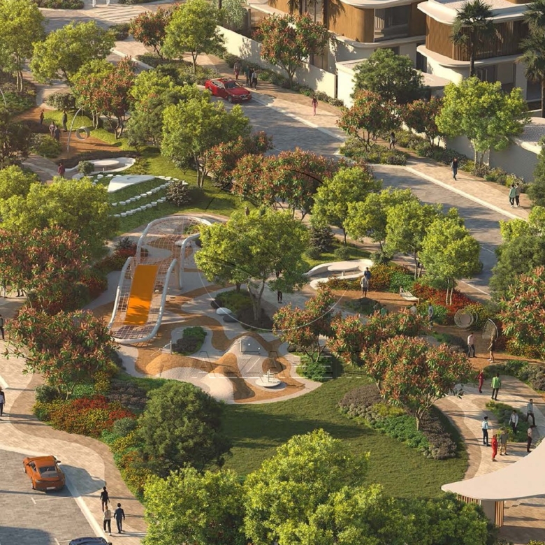 Single Row Villa | 4 Parking | 842 Sqm Plot. Villa for sale in Yas Riva Residences, Yas Island