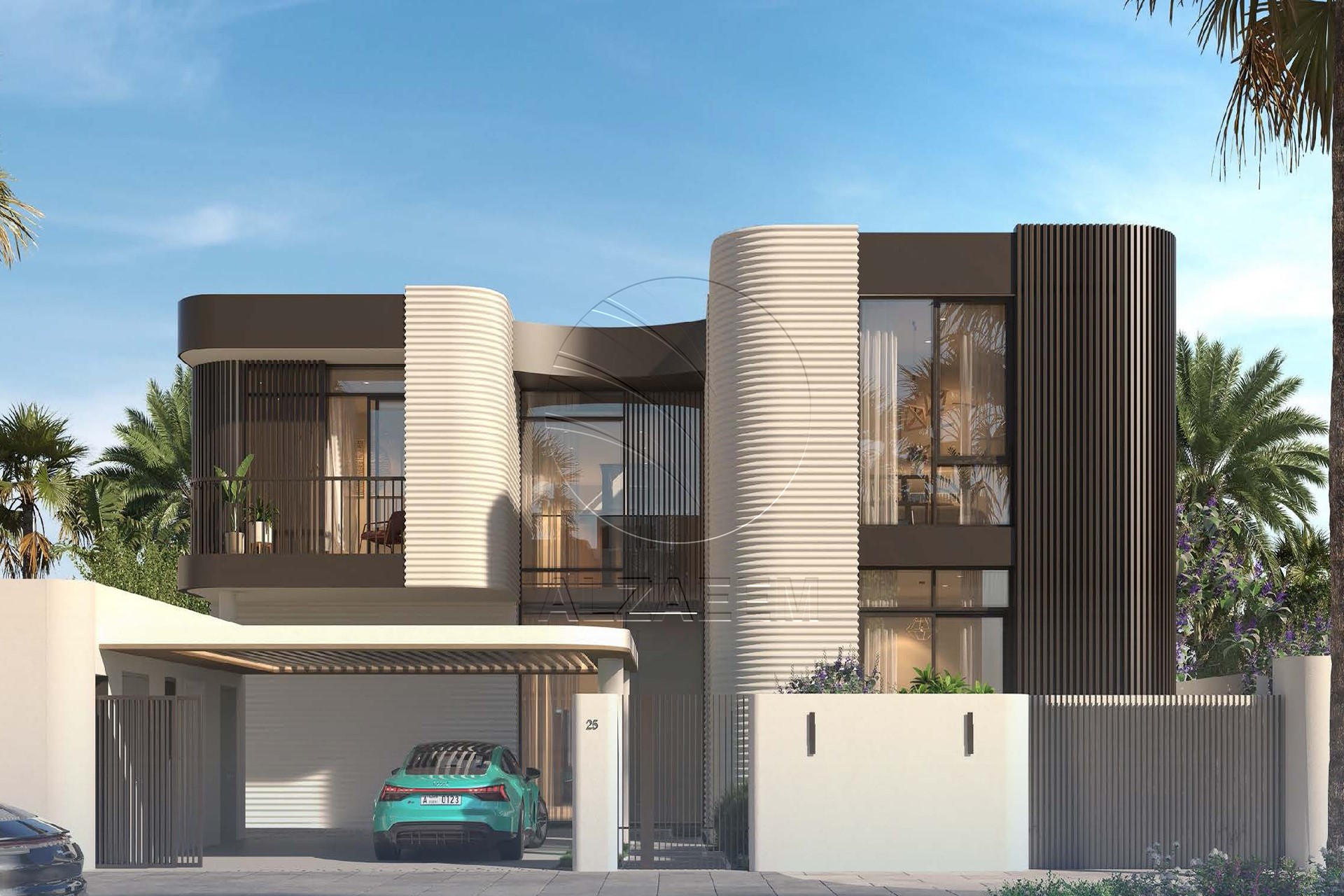 Single Row Villa | 4 Parking | 842 Sqm Plot. Villa for sale in Yas Riva Residences, Yas Island
