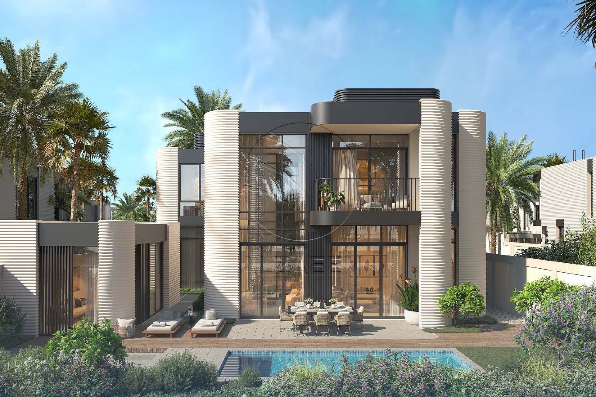 Single Row Villa | 4 Parking | 842 Sqm Plot. Villa for sale in Yas Riva Residences, Yas Island