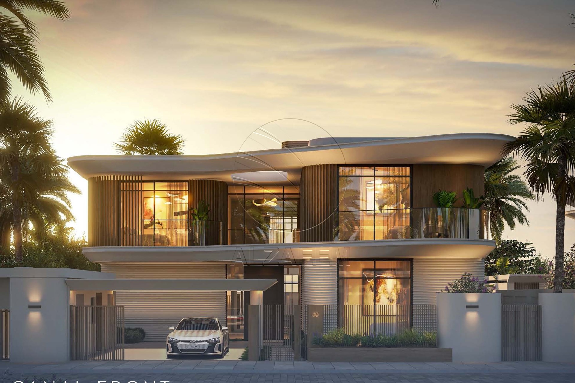 Single Row Villa | 4 Parking | 842 Sqm Plot. Villa for sale in Yas Riva Residences, Yas Island