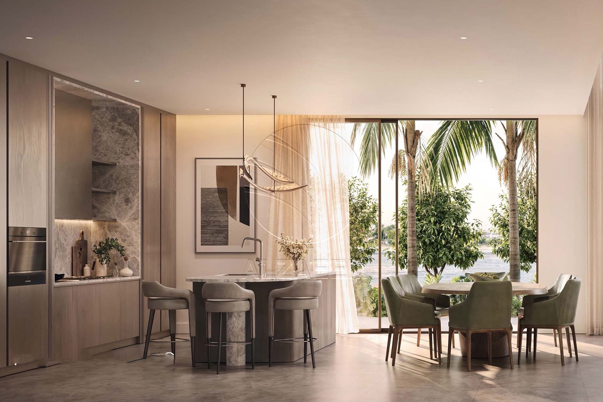 Single Row Villa | 4 Parking | 842 Sqm Plot. Villa for sale in Yas Riva Residences, Yas Island