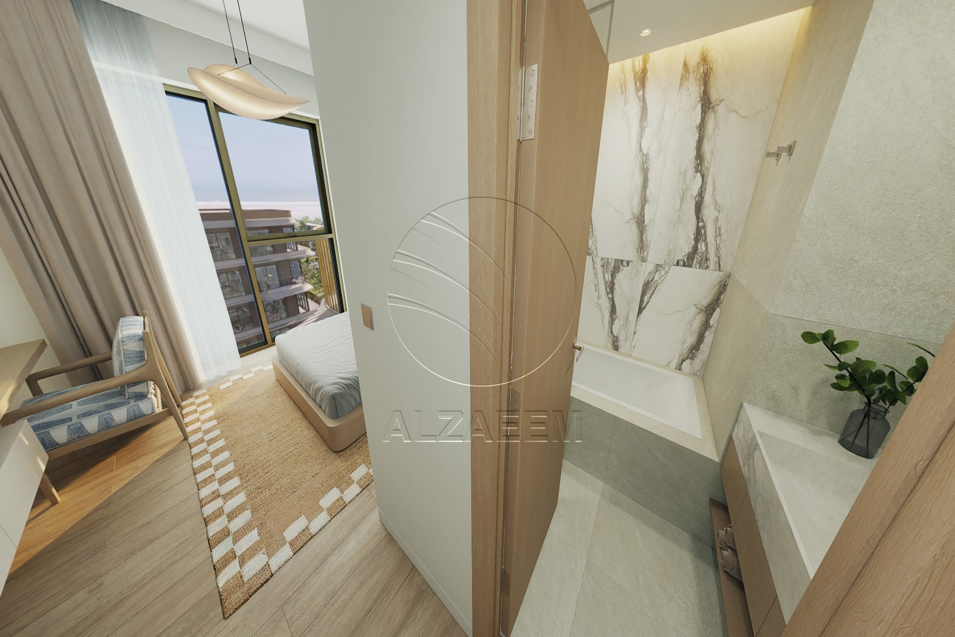 2BR+Maid Corner | Community View | Seafront Living