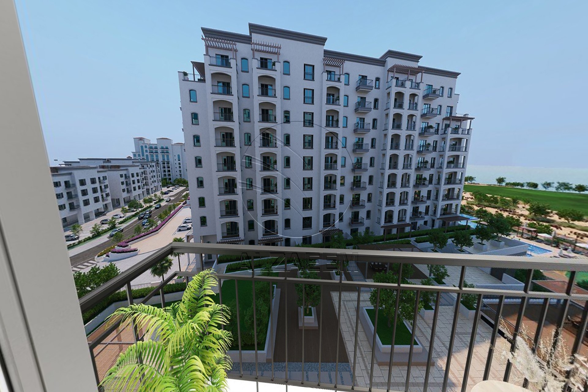 Partial Golf Views | 2 Balconies | Furnished