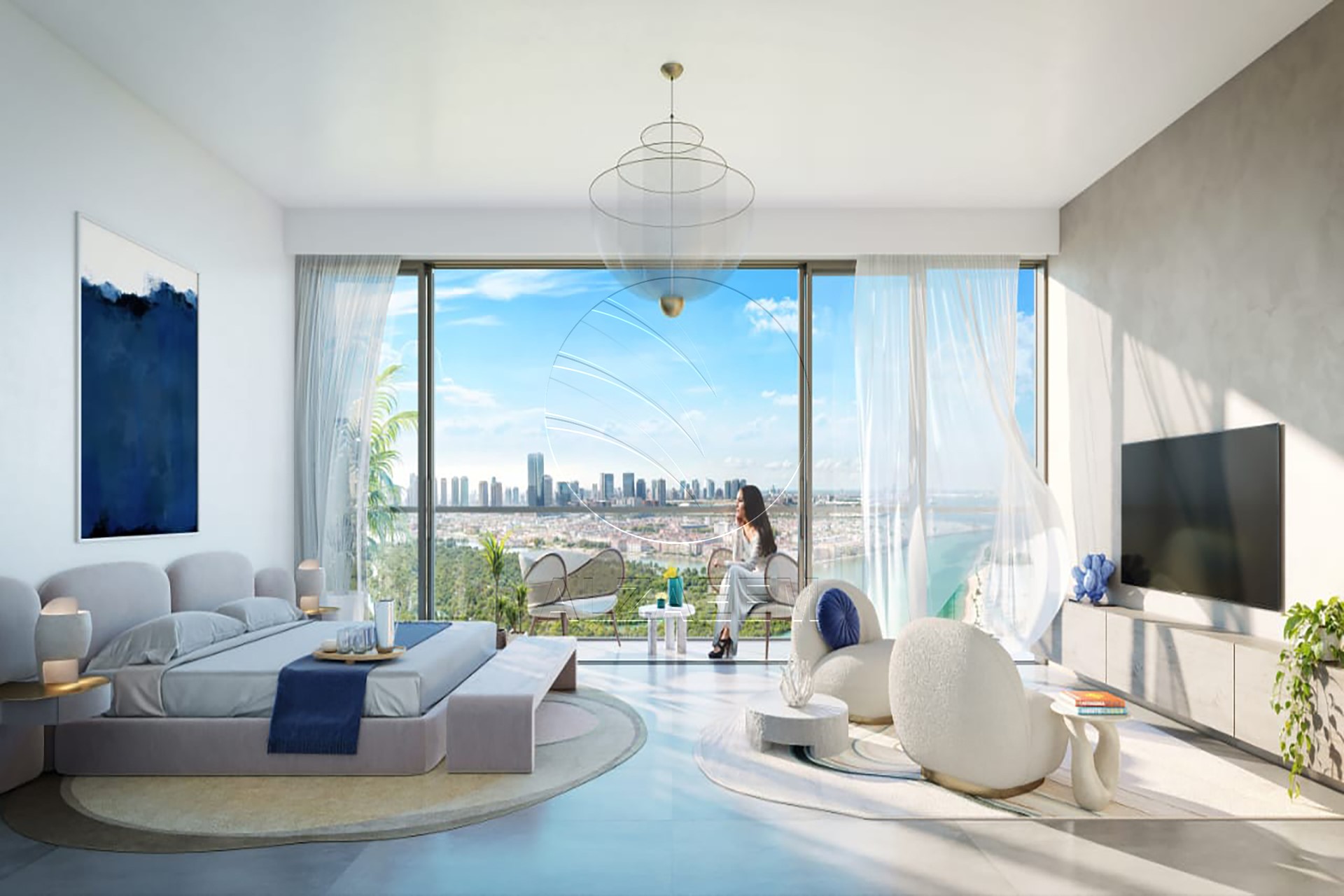 Corner Unit with Big Balcony and Sea+City Views