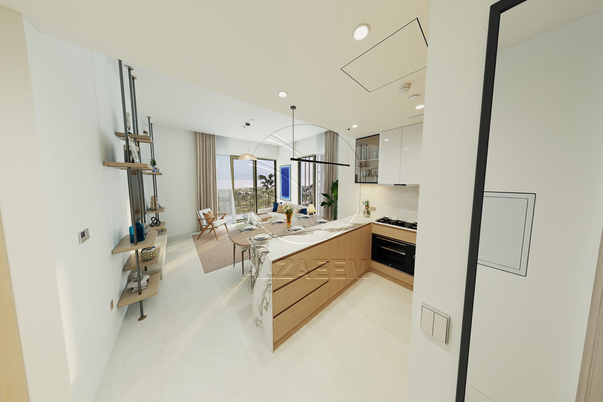 2BR+Maid Corner | Community View | Seafront Living