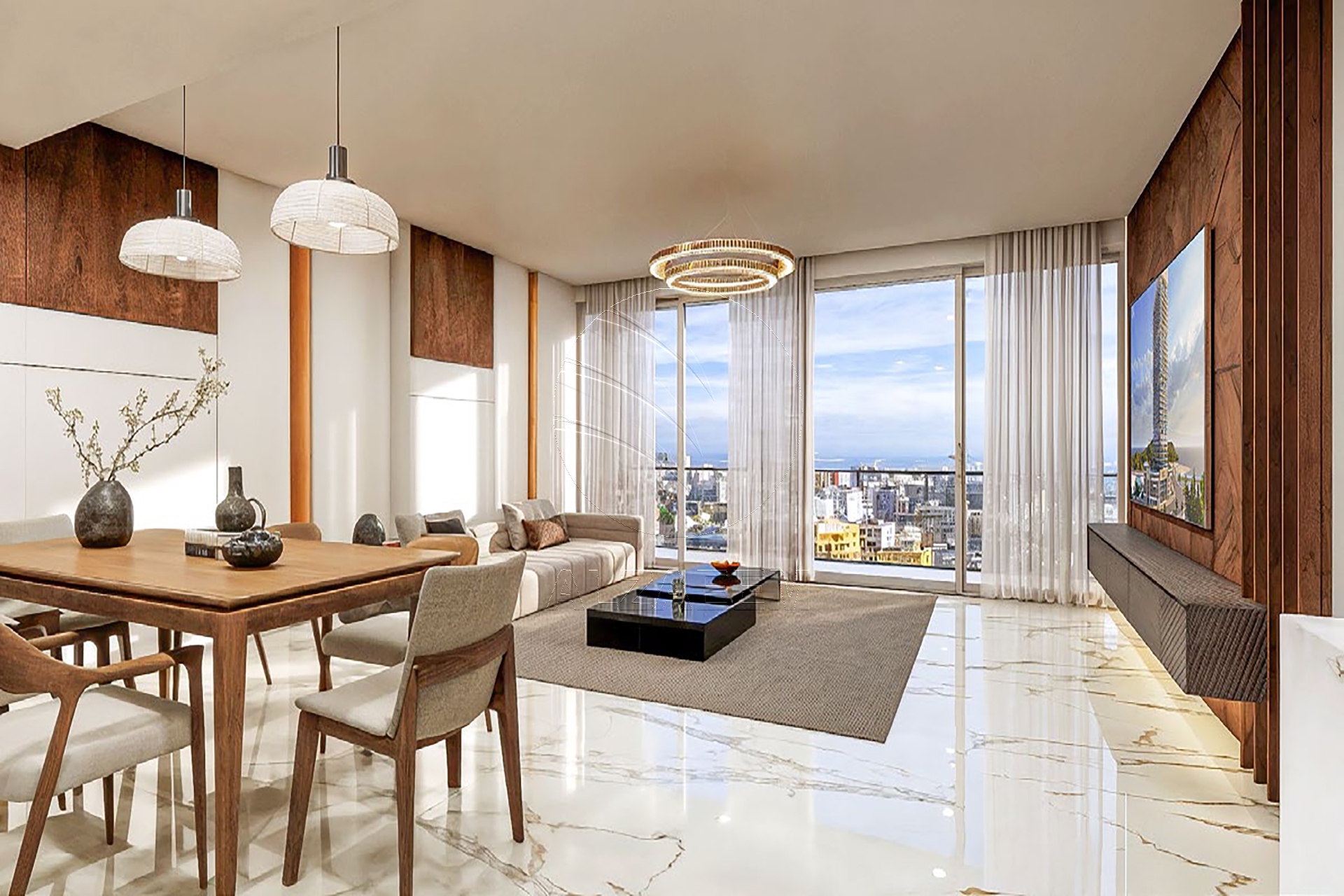 Semi-furnished | Sea View | 1BR+Storage