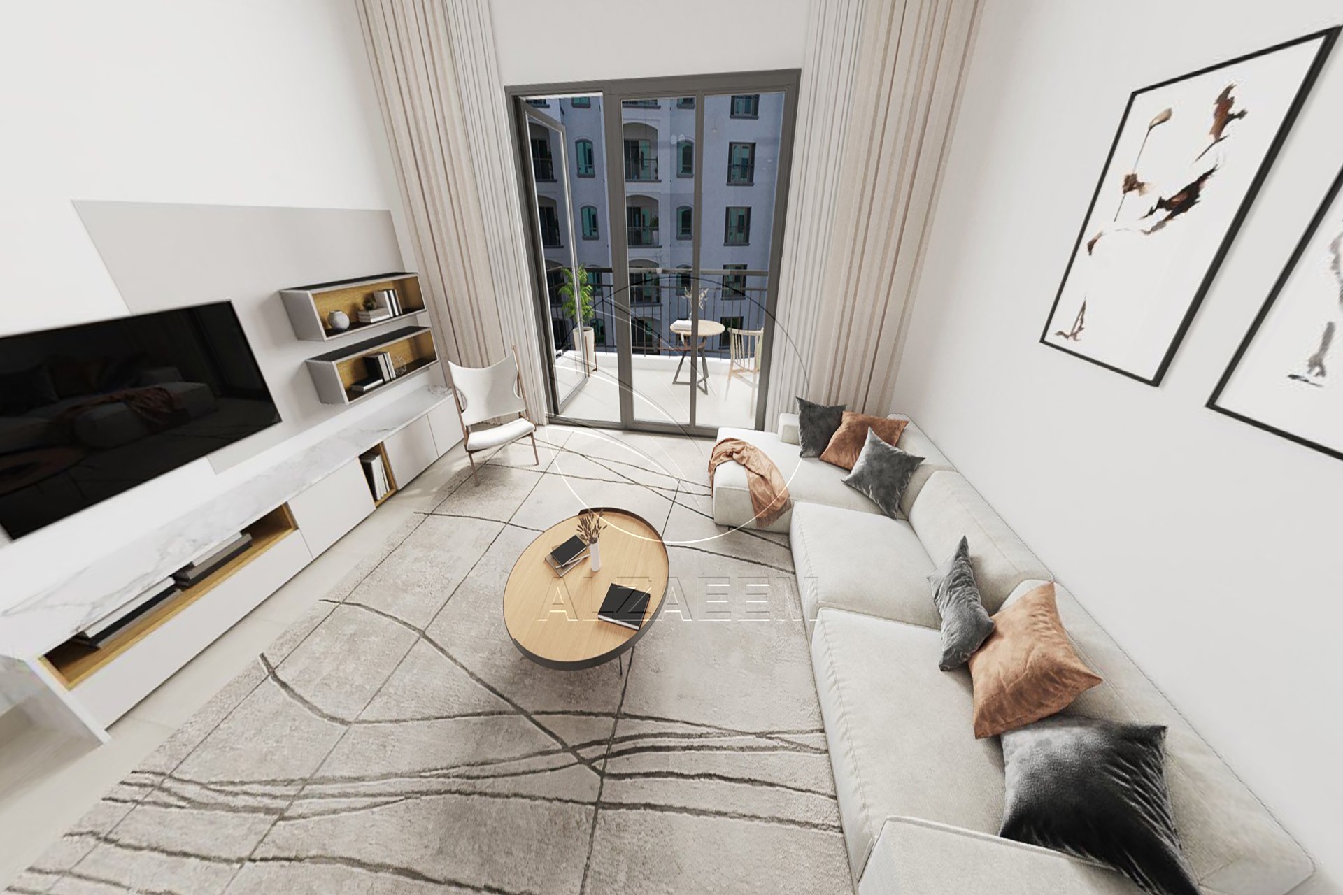Partial Golf Views | 2 Balconies | Furnished