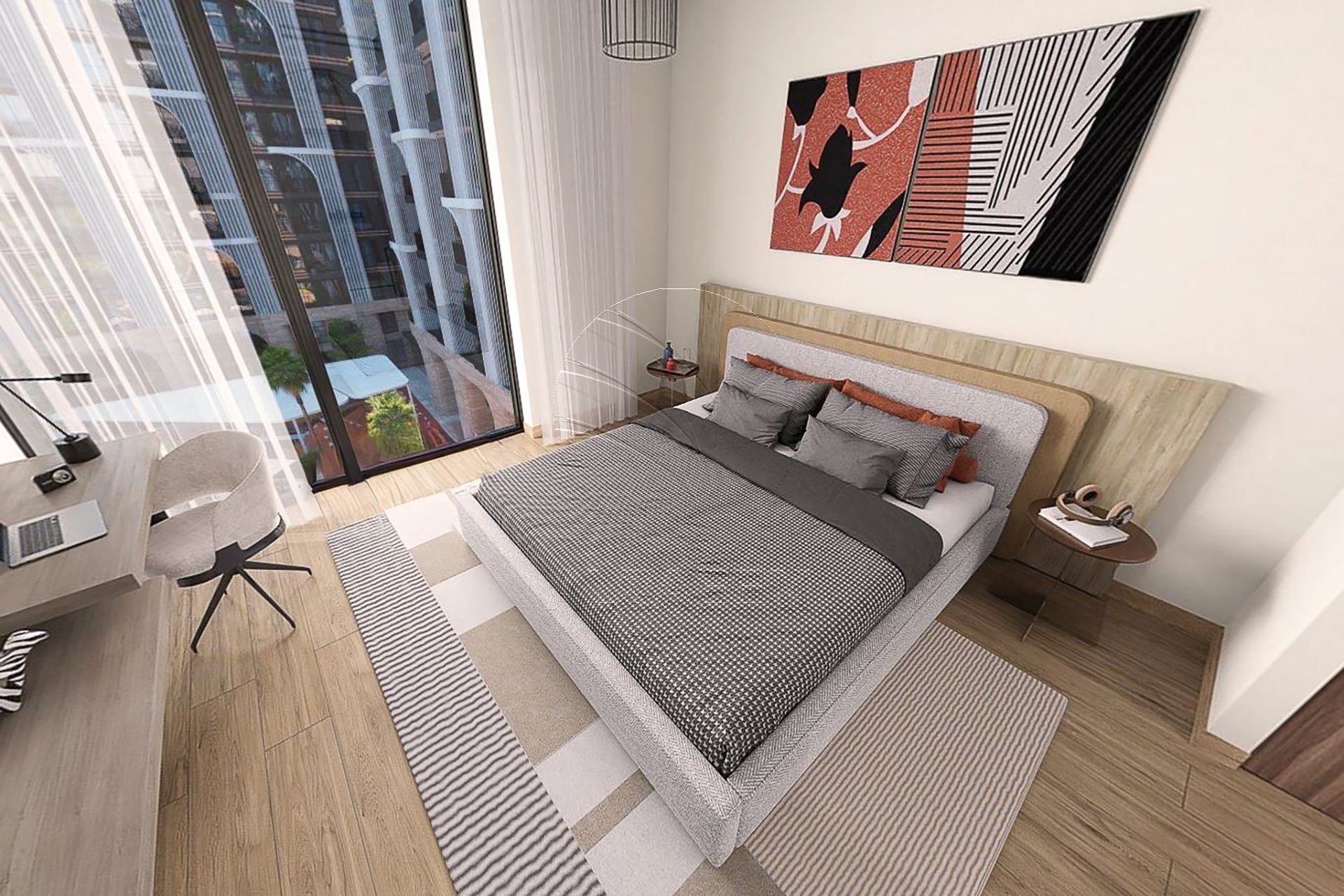 High Level Corner Unit with Skyline + Park View