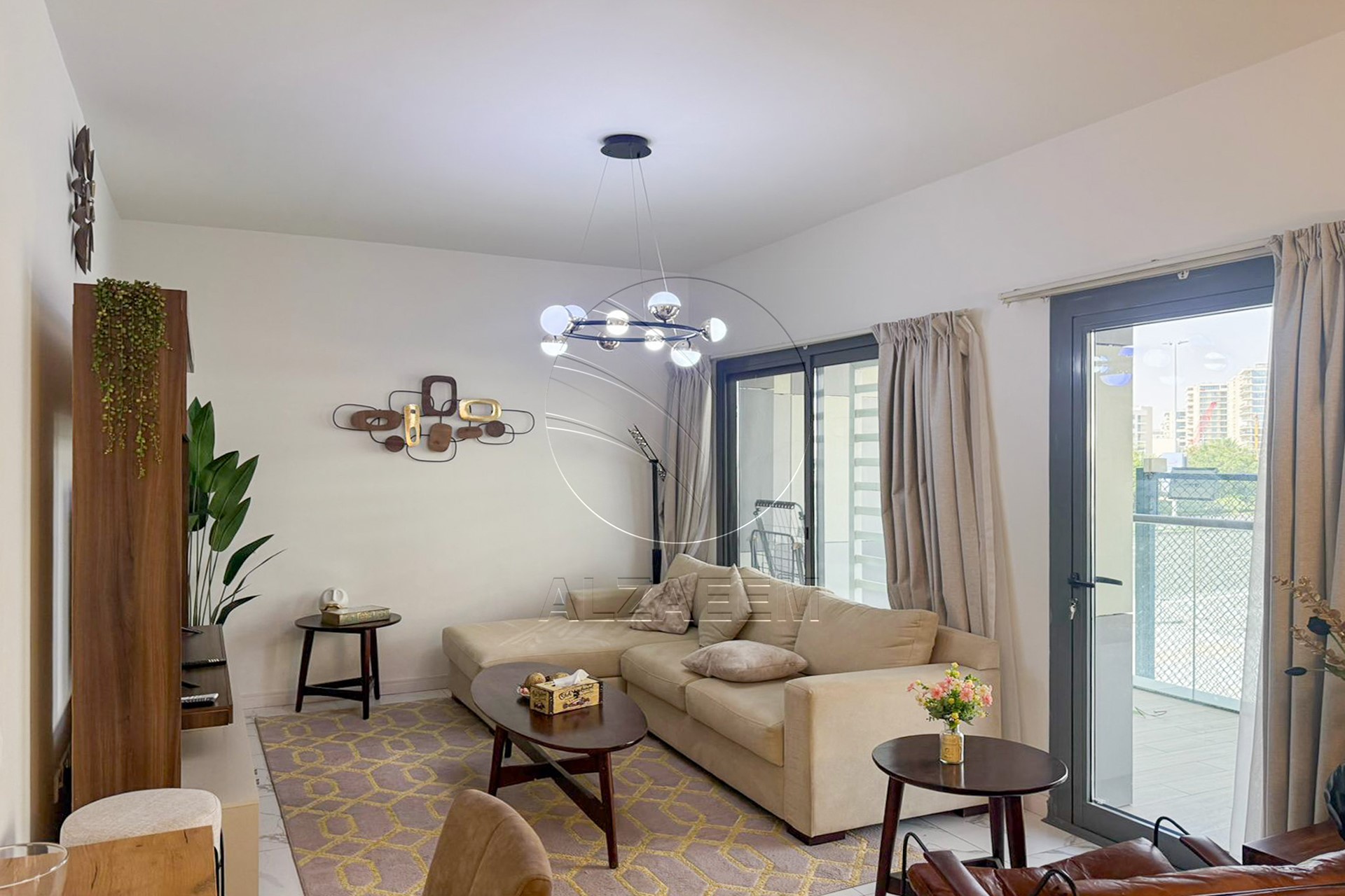 Fully Furnished | 3 Balconies | Corner | VACANT