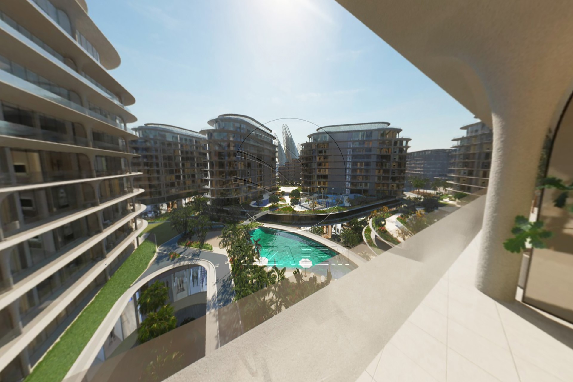 Stunning Museum and Pool View | Premium Location