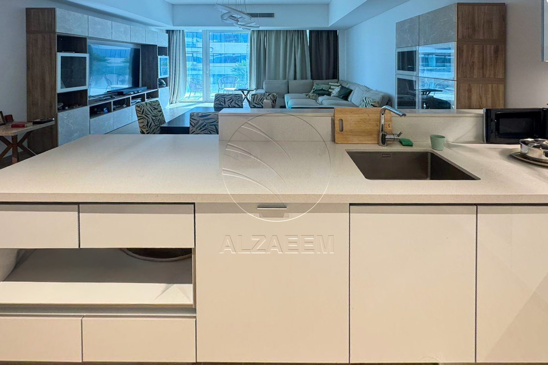 Fully Furnished Unit | Sea and Golf View | 2BR + M