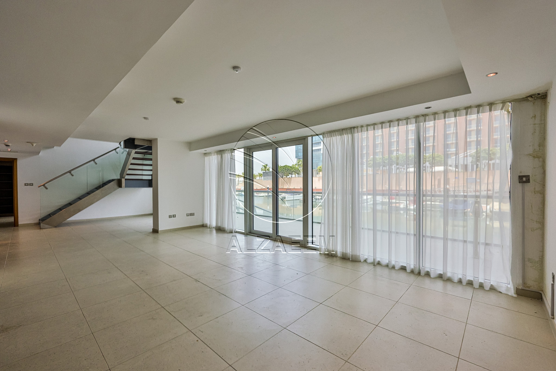 Waterfront | Spacious Deck overlooking the Marina