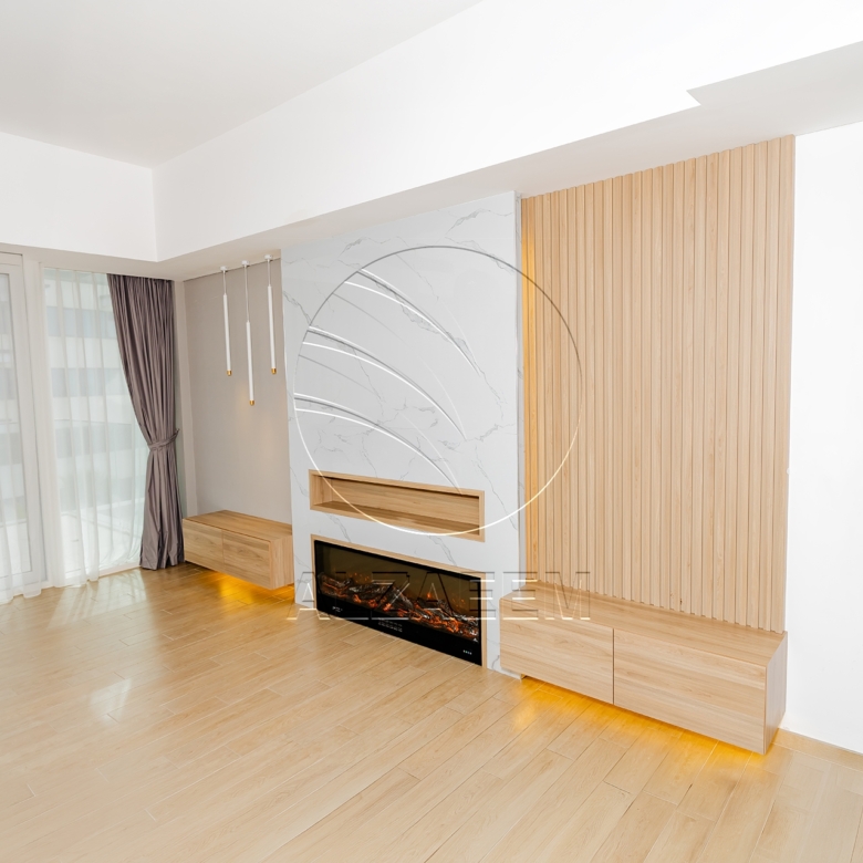 VACANT! Furnished 2BR+Maid | Partial Sea and Golf