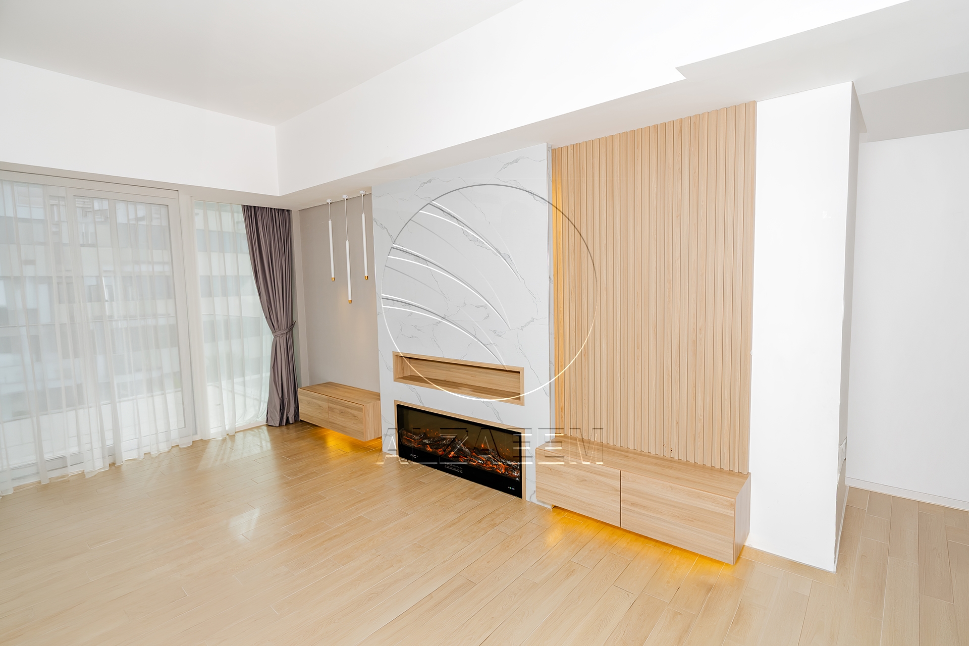 VACANT! Furnished 2BR+Maid | Partial Sea and Golf