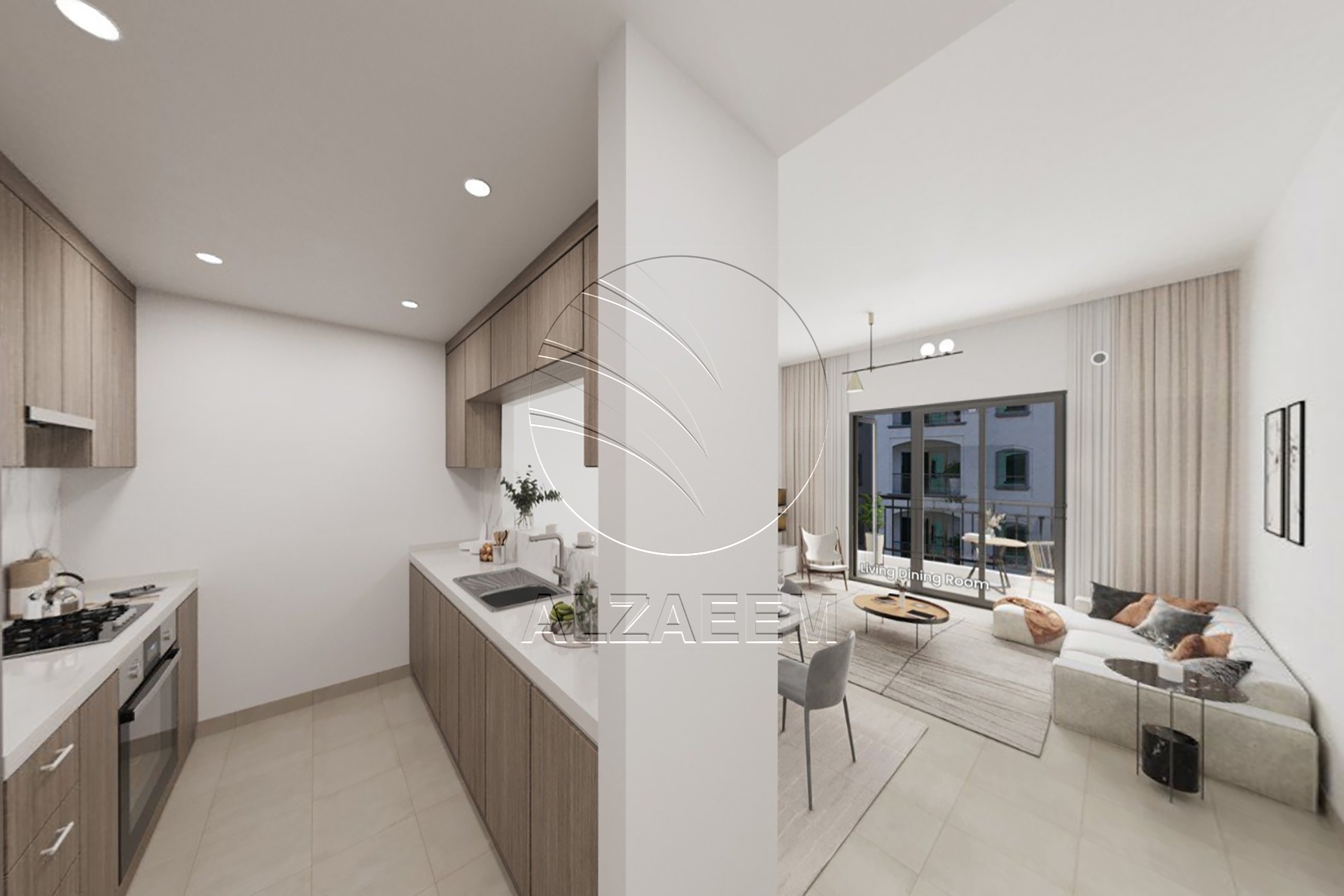 Furnished | 2 Balcony | Partial Golf Course View