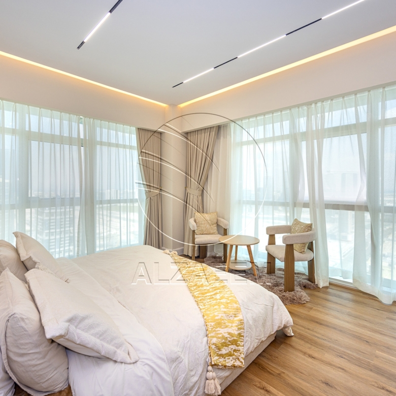 √ FURNISHED! Modified 2BR+Maid | Sea View √