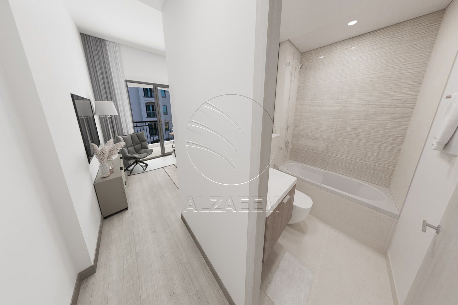Partial Golf Views | 2 Balconies | Furnished