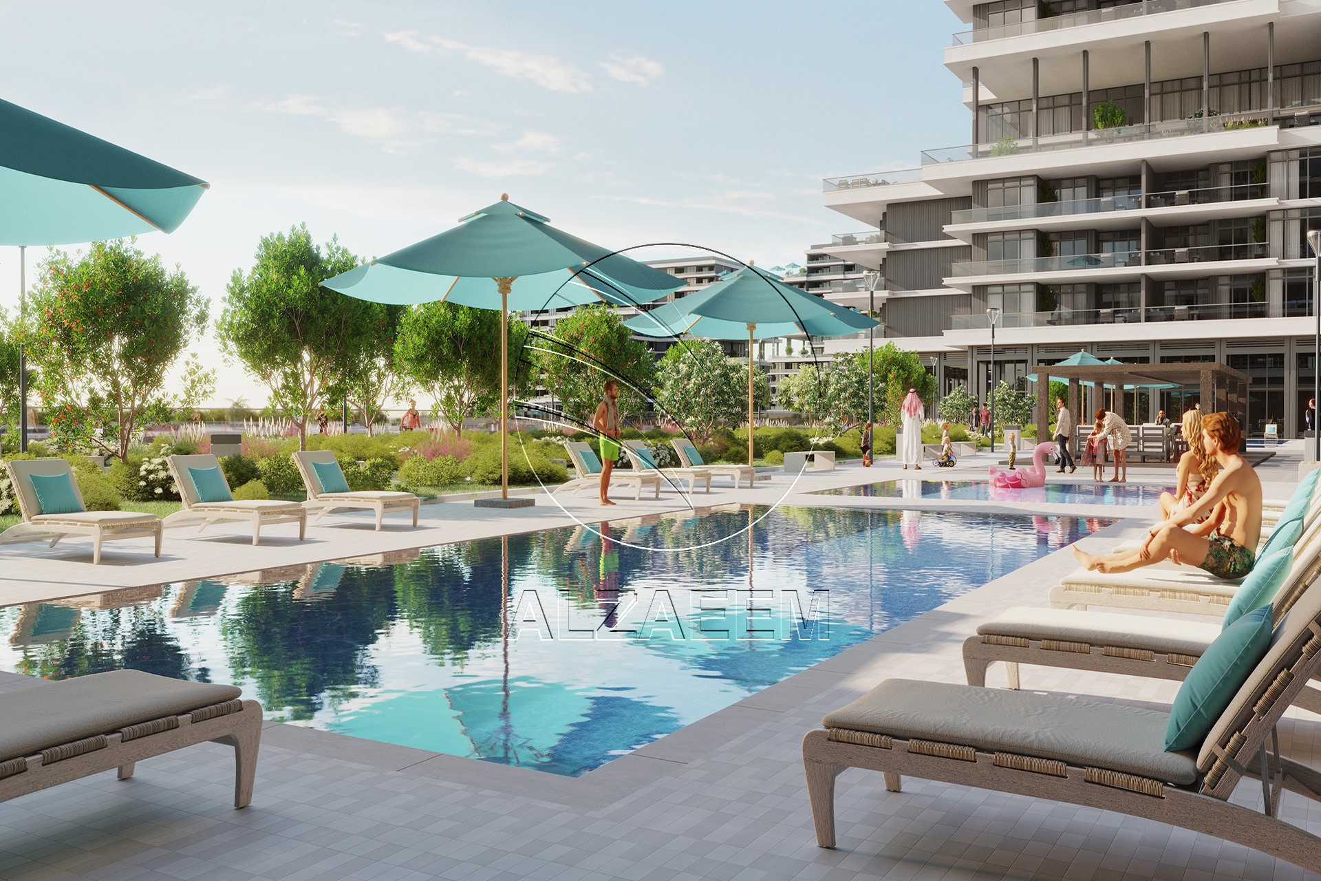 MASKAN | 2BR+Maid facing the Community