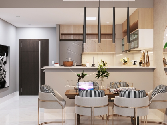 Furnished! Triplex TH-A | Facing Community Park