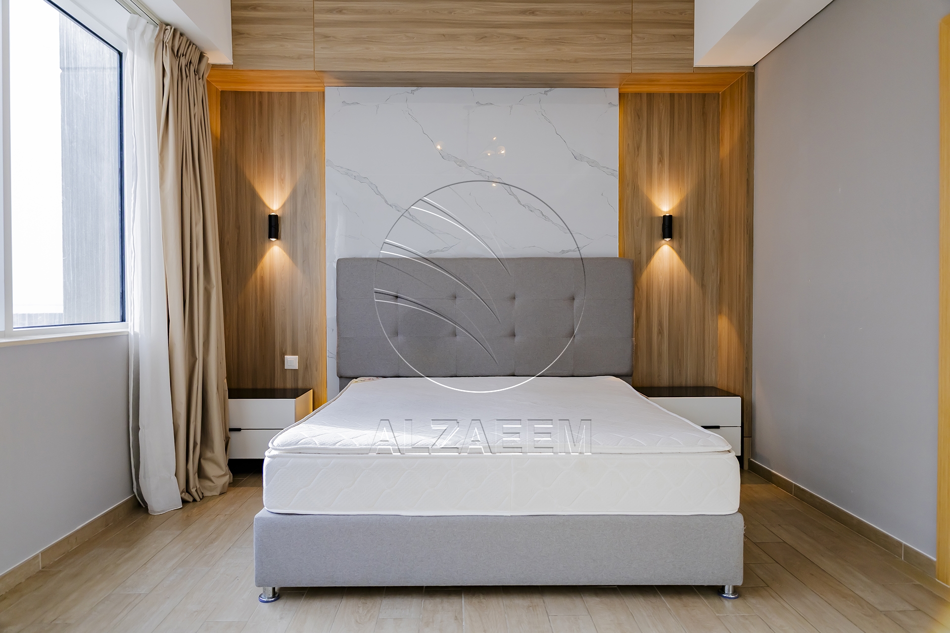 VACANT! Furnished 2BR+Maid | Partial Sea and Golf