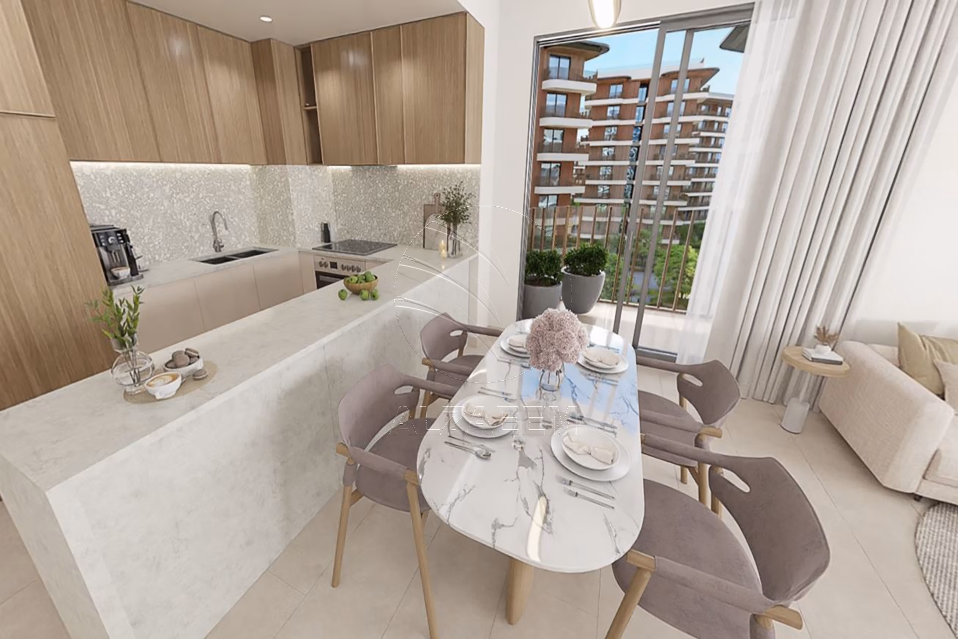 TOP FLOOR | Partial Canal View | Fully Furnished
