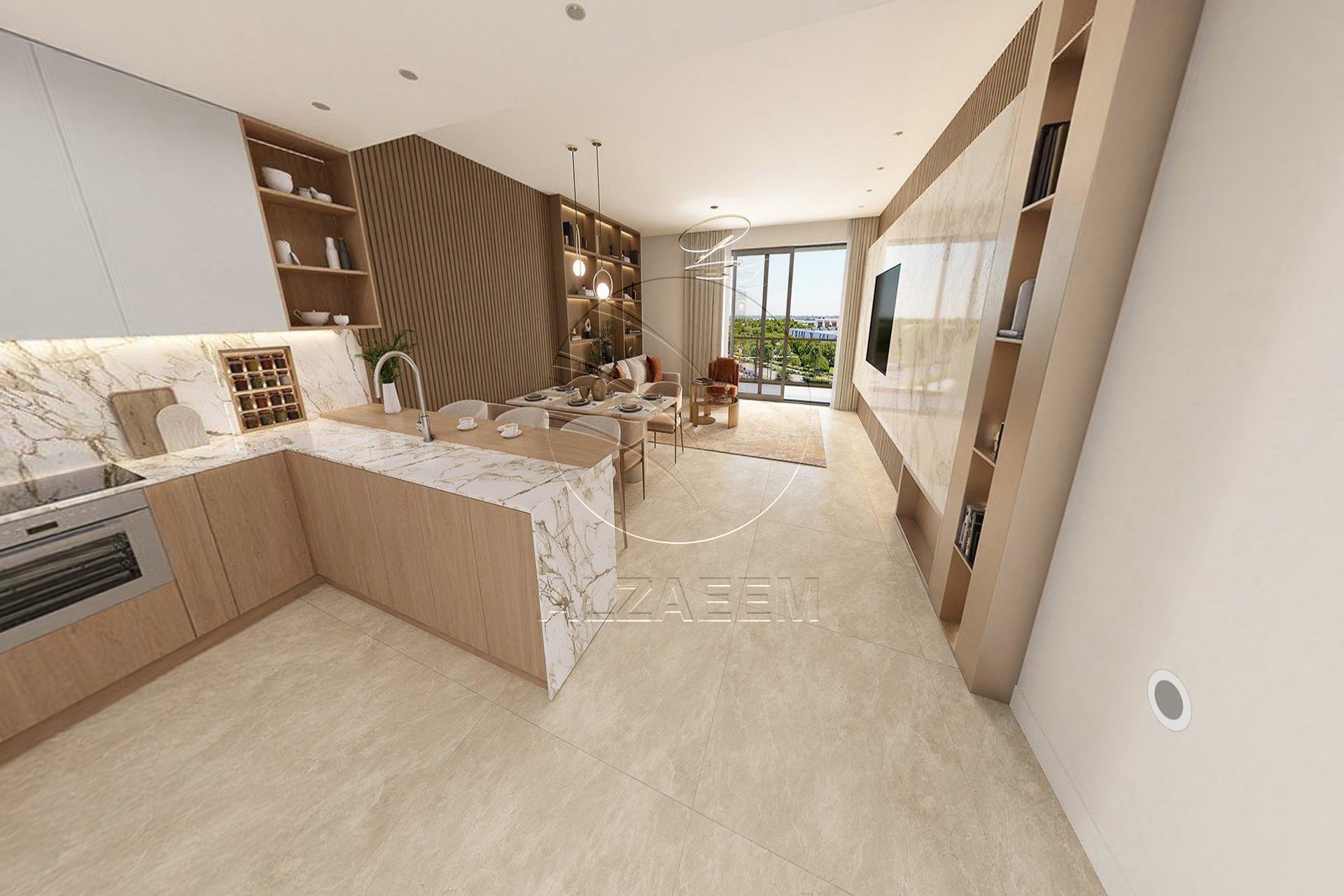 Corner Unit | 2BR+Maid | L Shaped Balcony