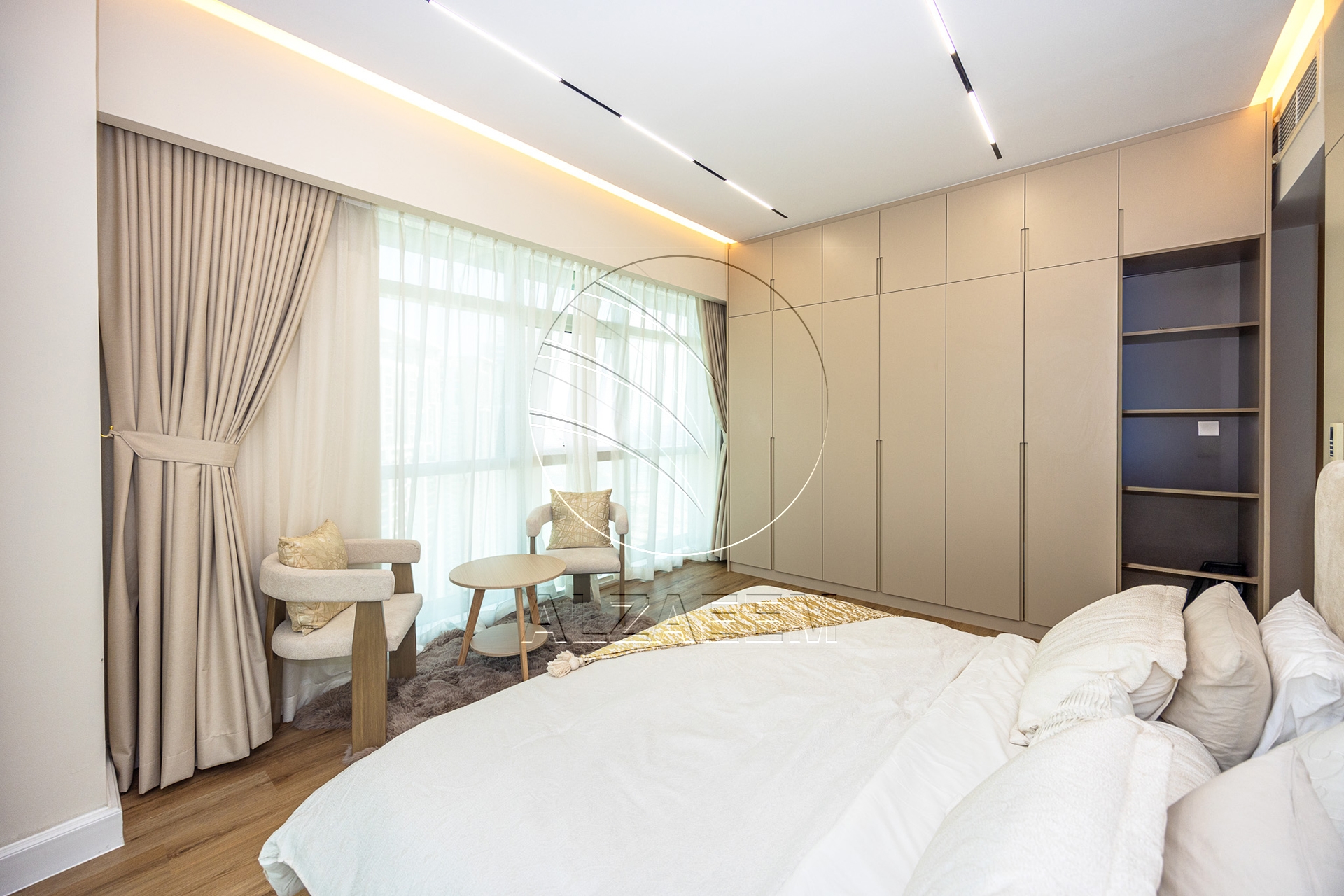√ FURNISHED! Modified 2BR+Maid | Sea View √