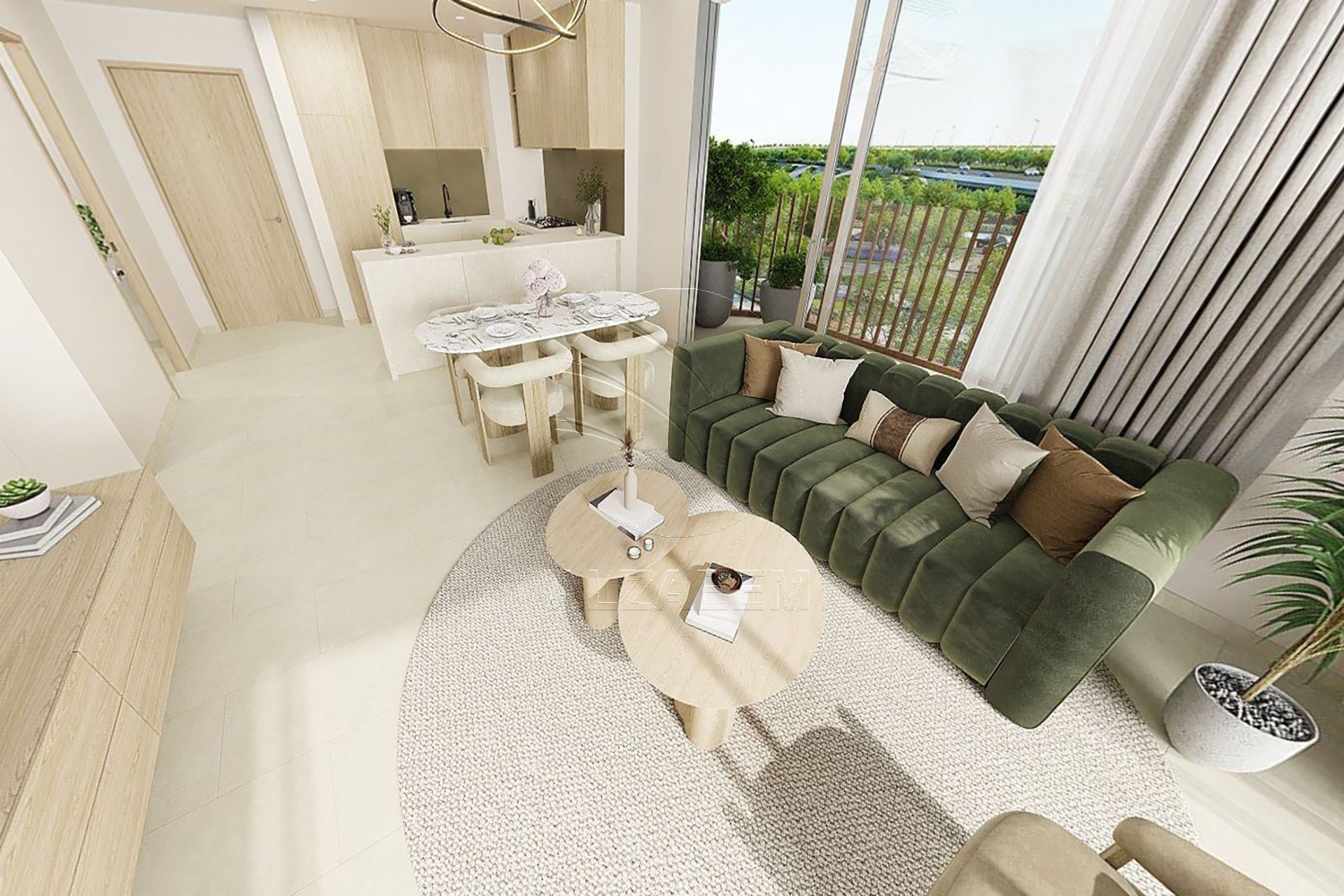 √ Big Layout | Corner Unit | L-Shaped Balcony √