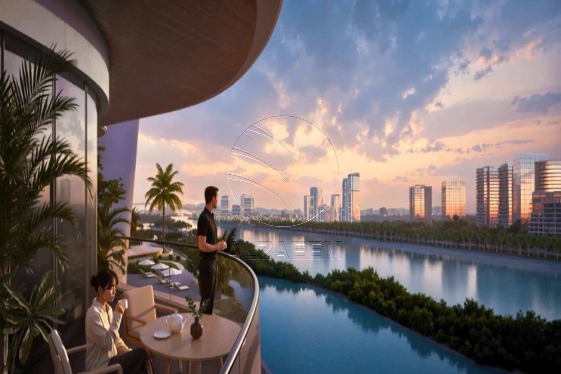 Full Canal View | 1BR + Maid | On High Floor