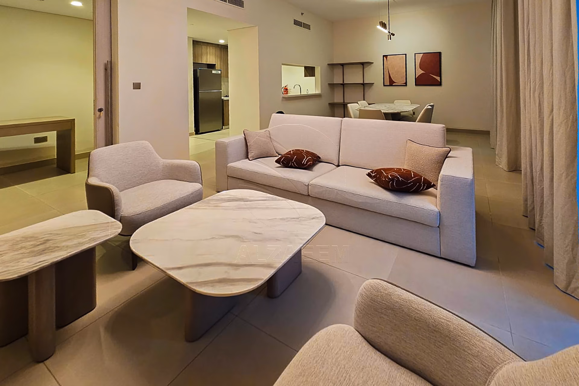 FURNISHED! High Floor | 2+M | Partial Golf View
